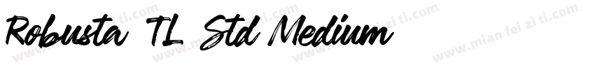 Robusta TL Std Medium字体转换
